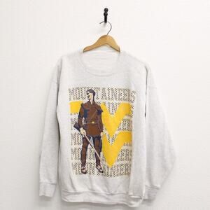 Vintage West Virginia University Mountaineers WVU Sweatshirt Large